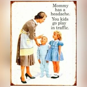 🍒 NWT RETRO TIN SIGN